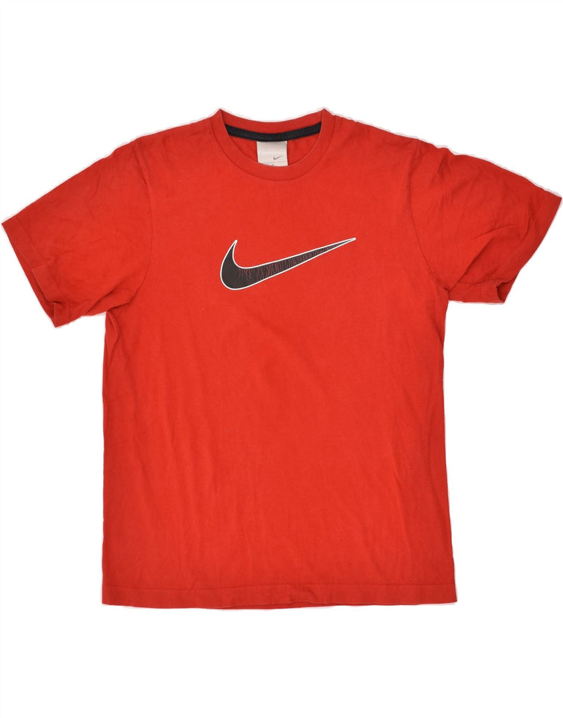 NIKE Mens Graphic T-Shirt Top UK 39/41 Medium Red Cotton | Vintage Nike | Thrift | Second-Hand Nike | Used Clothing | Messina Hembry 