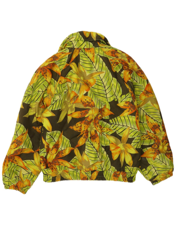 BELFE & BELFE Womens Windbreaker Jacket IT 42 Medium Green Floral