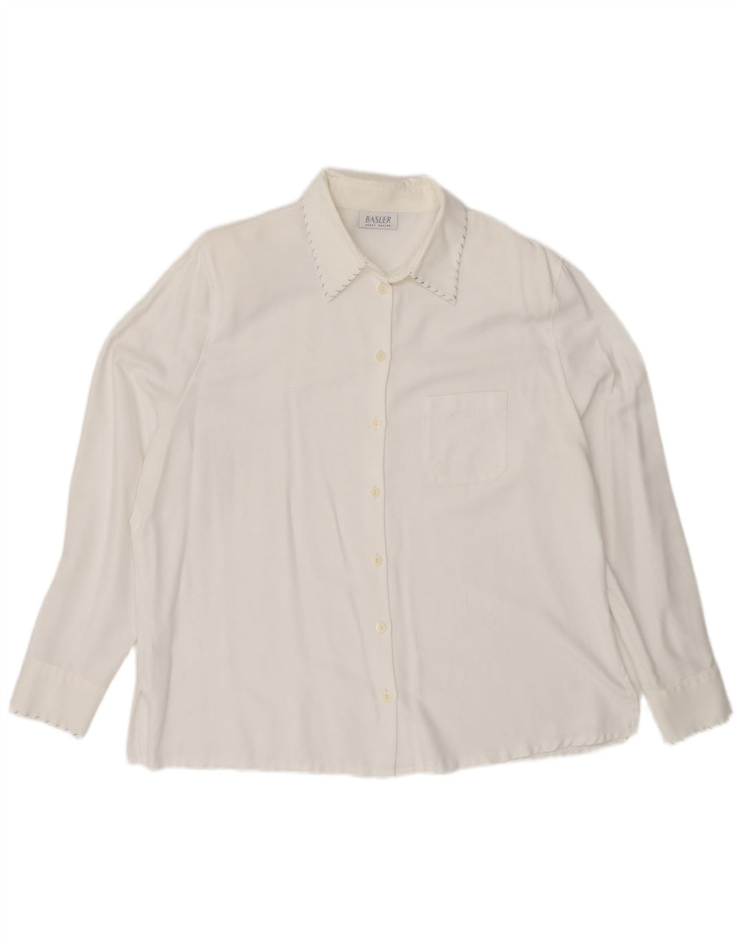 Basler Womens Shirt Blouse EU 44 XL White Viscose