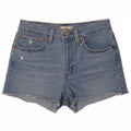 LEVI'S Womens High Rise Denim Shorts W27 Small Blue Cotton