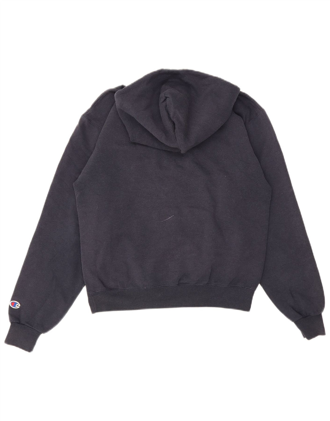 Champion Mens Graphic Hoodie Jumper Small Navy Blue