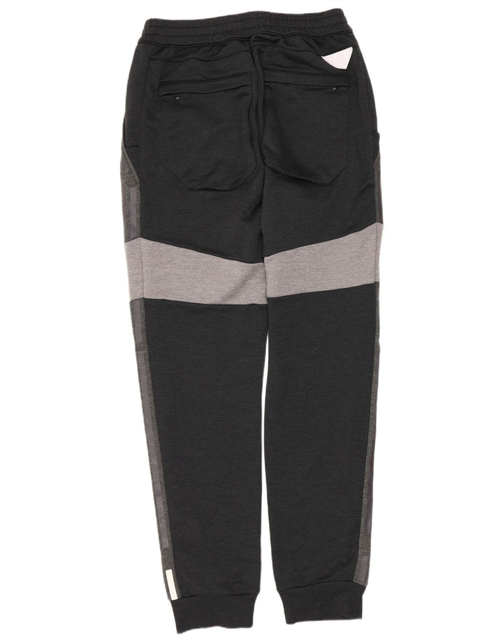 Adidas Mens Tracksuit Trousers Joggers Small  Grey Colourblock Polyester