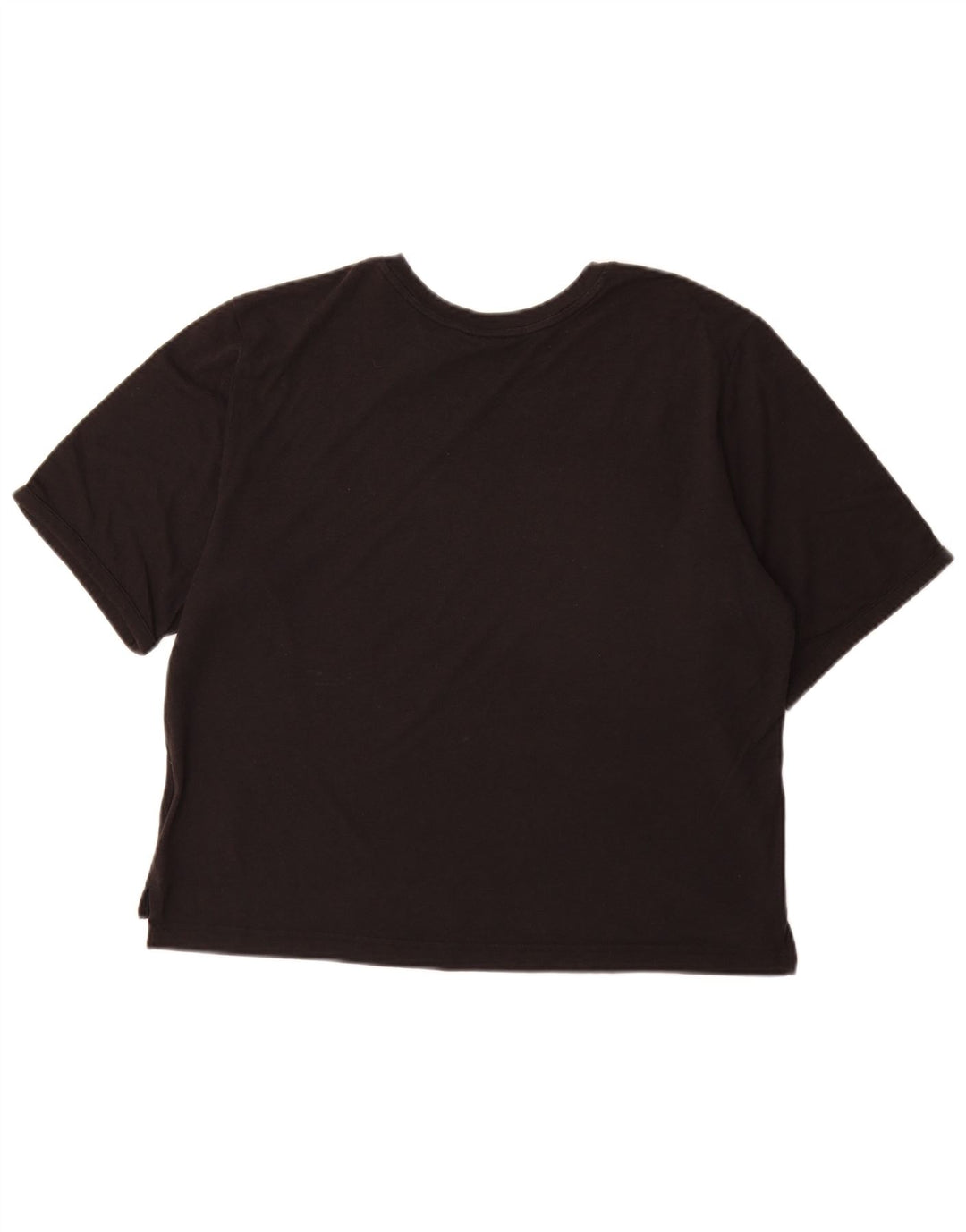 Adidas Womens Graphic T-Shirt Top UK 16/18 Large Black Polyester