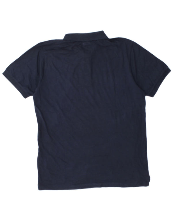 Kappa Mens Polo Shirt XL Navy Blue Cotton
