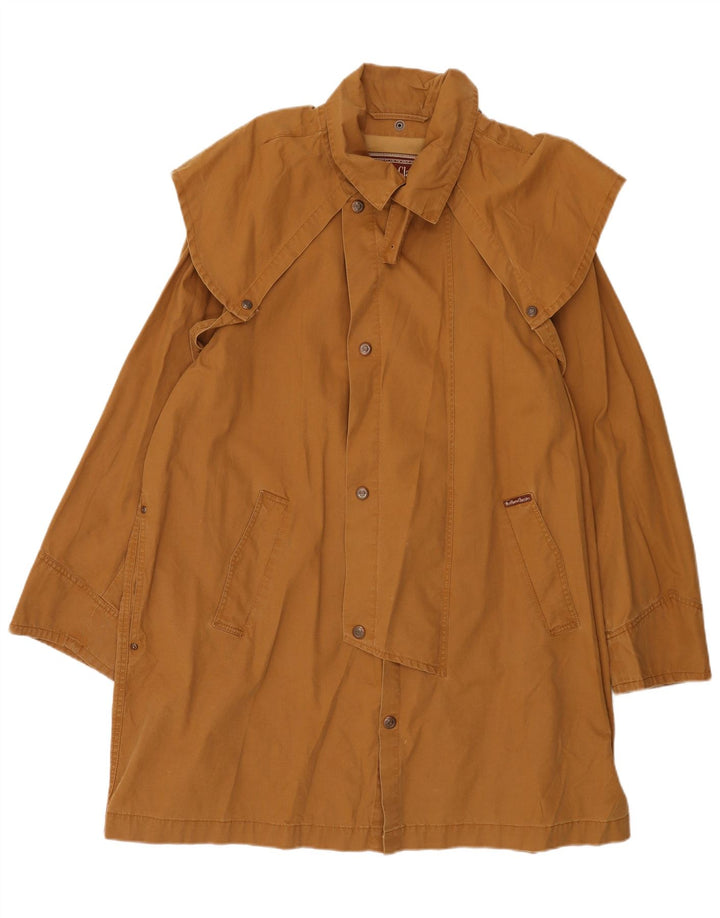Marlboro Classics Mens Trench Coat UK 40 Large Brown Cotton