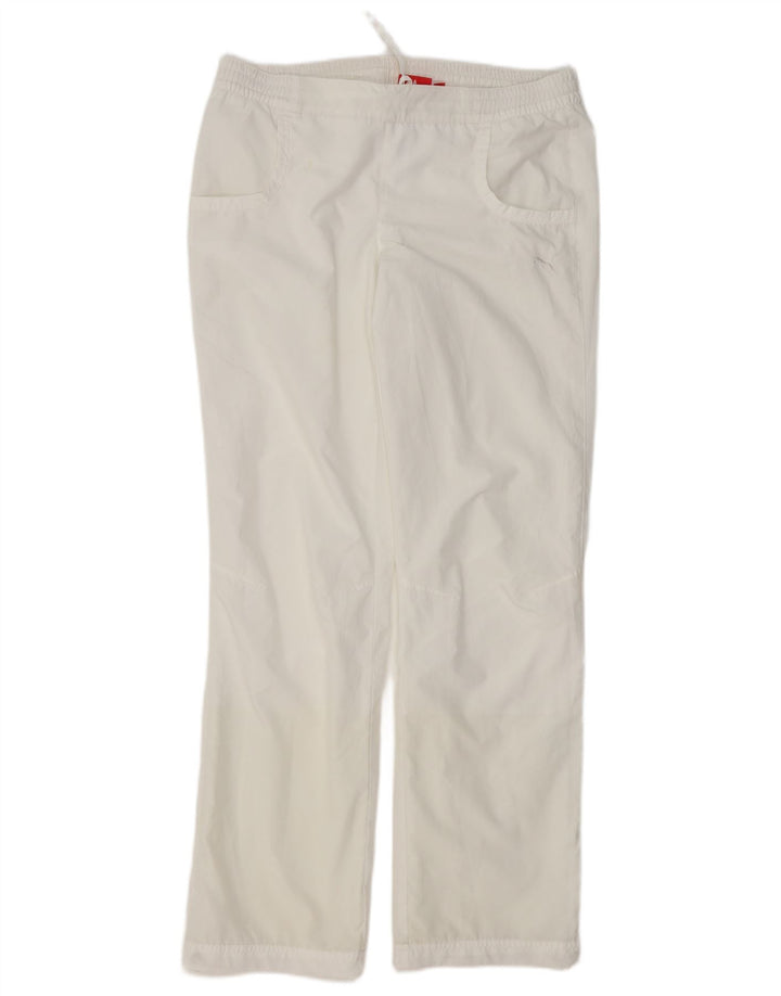 PUMA Womens Tracksuit Trousers UK 12 Medium White Polyester