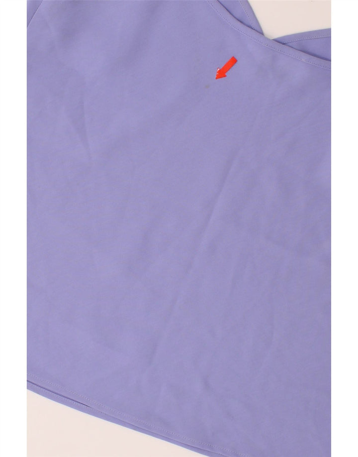 LUISA SPAGNOLI Womens Crop Cami Top IT 46 Large Purple Vintage Luisa Spagnoli and Second-Hand Luisa Spagnoli from Messina Hembry 