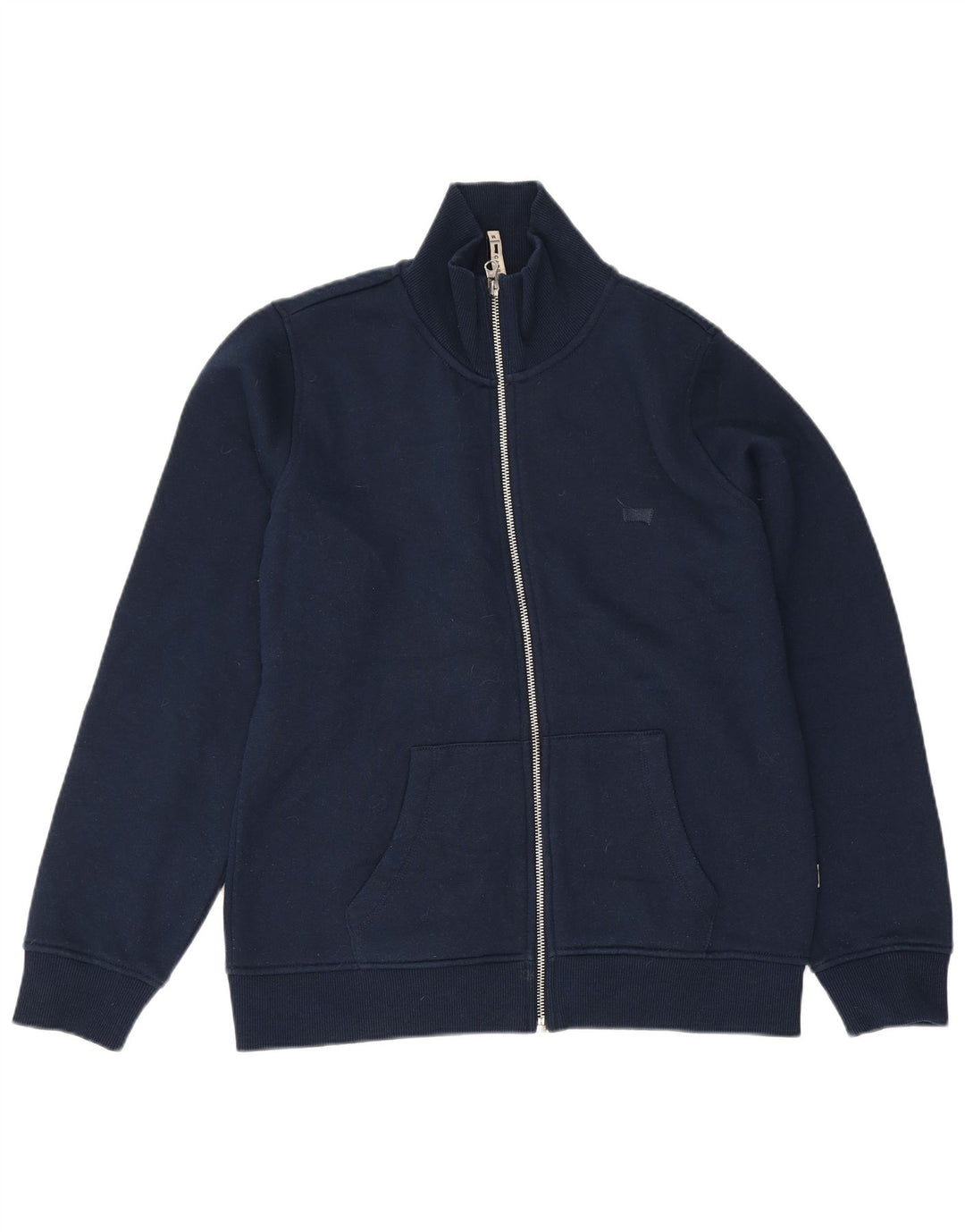Carrera Womens Tracksuit Top Jacket UK 14 Medium Navy Blue Polyester
