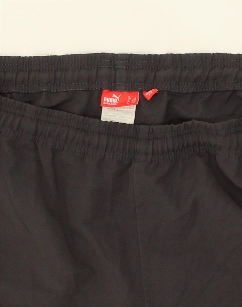 PUMA Mens Sport Shorts Medium Grey Polyester | Vintage Puma | Thrift | Second-Hand Puma | Used Clothing | Messina Hembry 