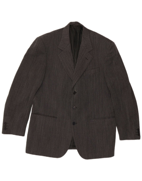 Ferre Mens 3 Button Blazer Jacket UK 38 Medium Grey