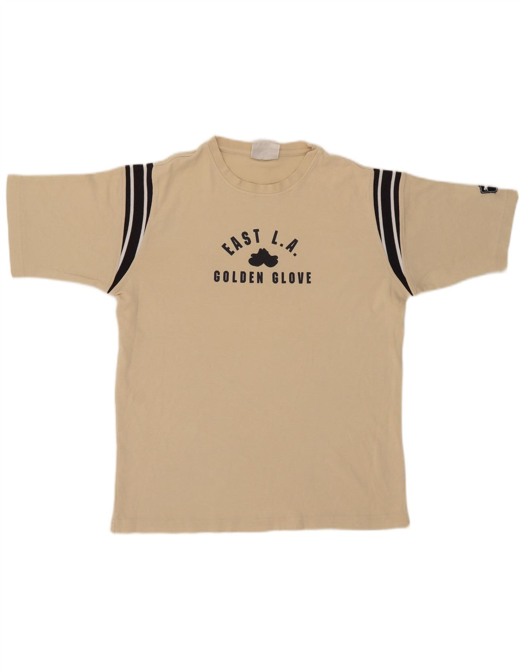 Puma Mens Graphic T-Shirt Top Medium Beige Cotton