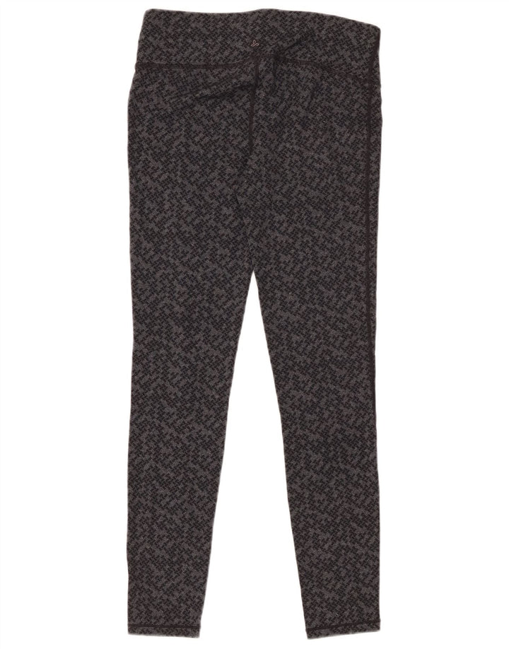 PRANA Womens Leggings UK 8 Small  Grey Geometric Nylon
