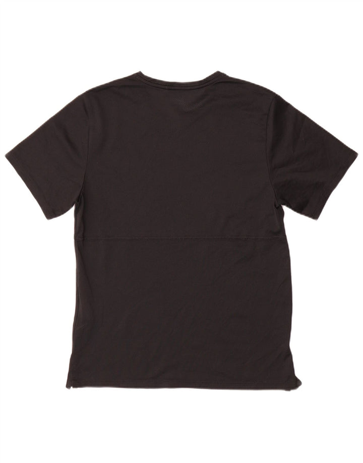 NIKE Mens Dri Fit T-Shirt Top Small Black Polyester