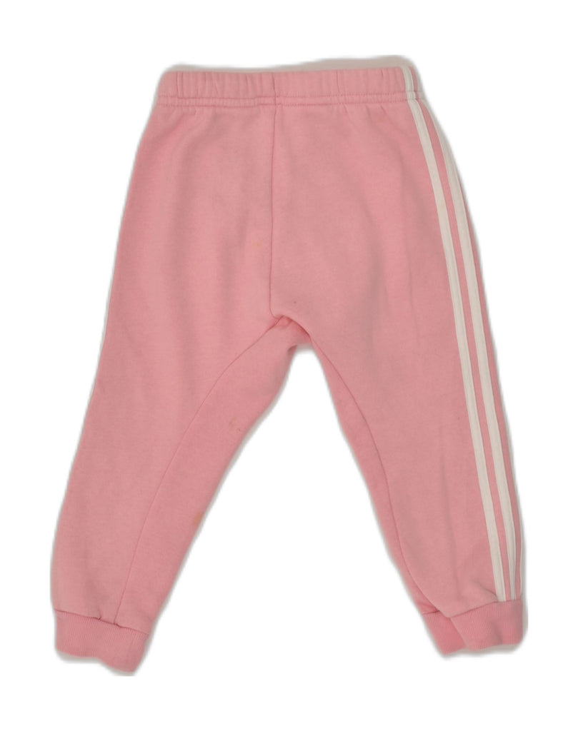 ADIDAS Girls Tracksuit Trousers Joggers 2-3 Years Pink Cotton | Vintage Adidas | Thrift | Second-Hand Adidas | Used Clothing | Messina Hembry 