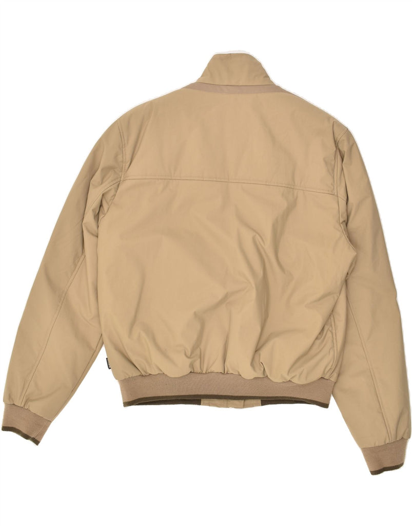 GEOX RESPIRA Mens Bomber Jacket UK 40 Large Beige Polyamide Vintage Geox Respira and Second-Hand Geox Respira from Messina Hembry 