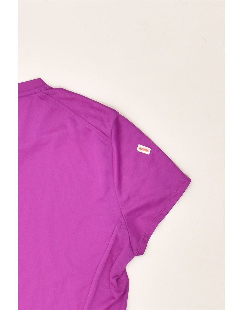ADIDAS Womens Climalite T-Shirt Top UK 20/22 XL Purple | Vintage Adidas | Thrift | Second-Hand Adidas | Used Clothing | Messina Hembry 
