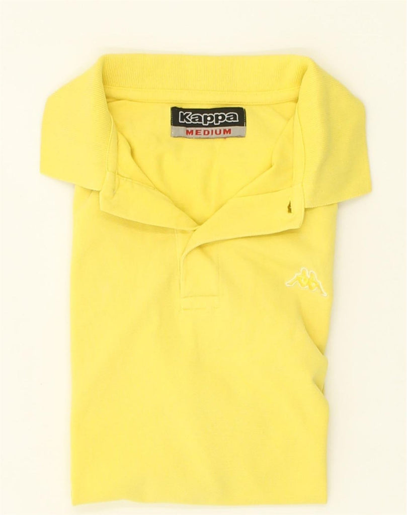 KAPPA Mens Polo Shirt Medium Yellow Cotton | Vintage Kappa | Thrift | Second-Hand Kappa | Used Clothing | Messina Hembry 