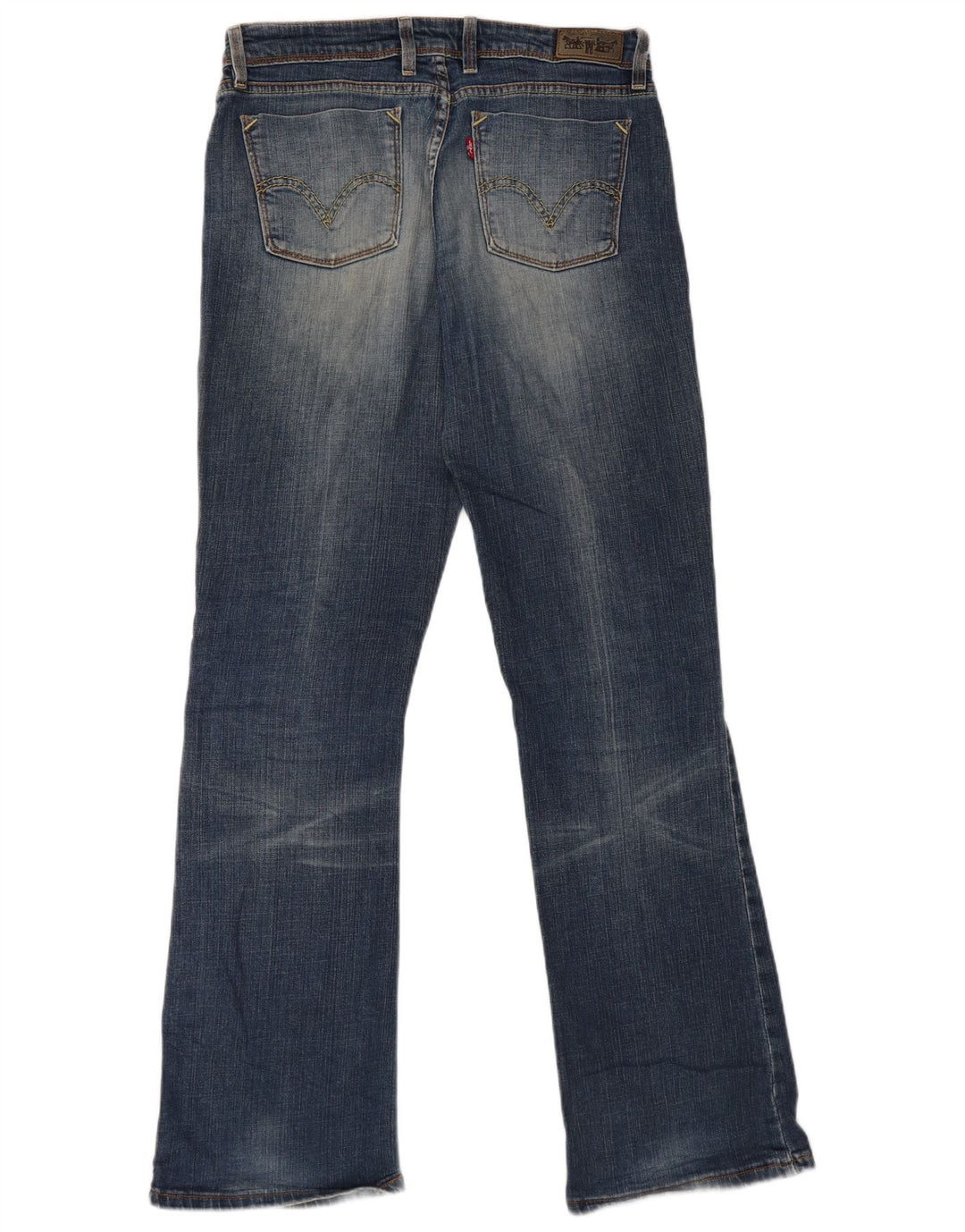 Levi's Womens 629 Bootcut Jeans W32 L32 Blue Cotton