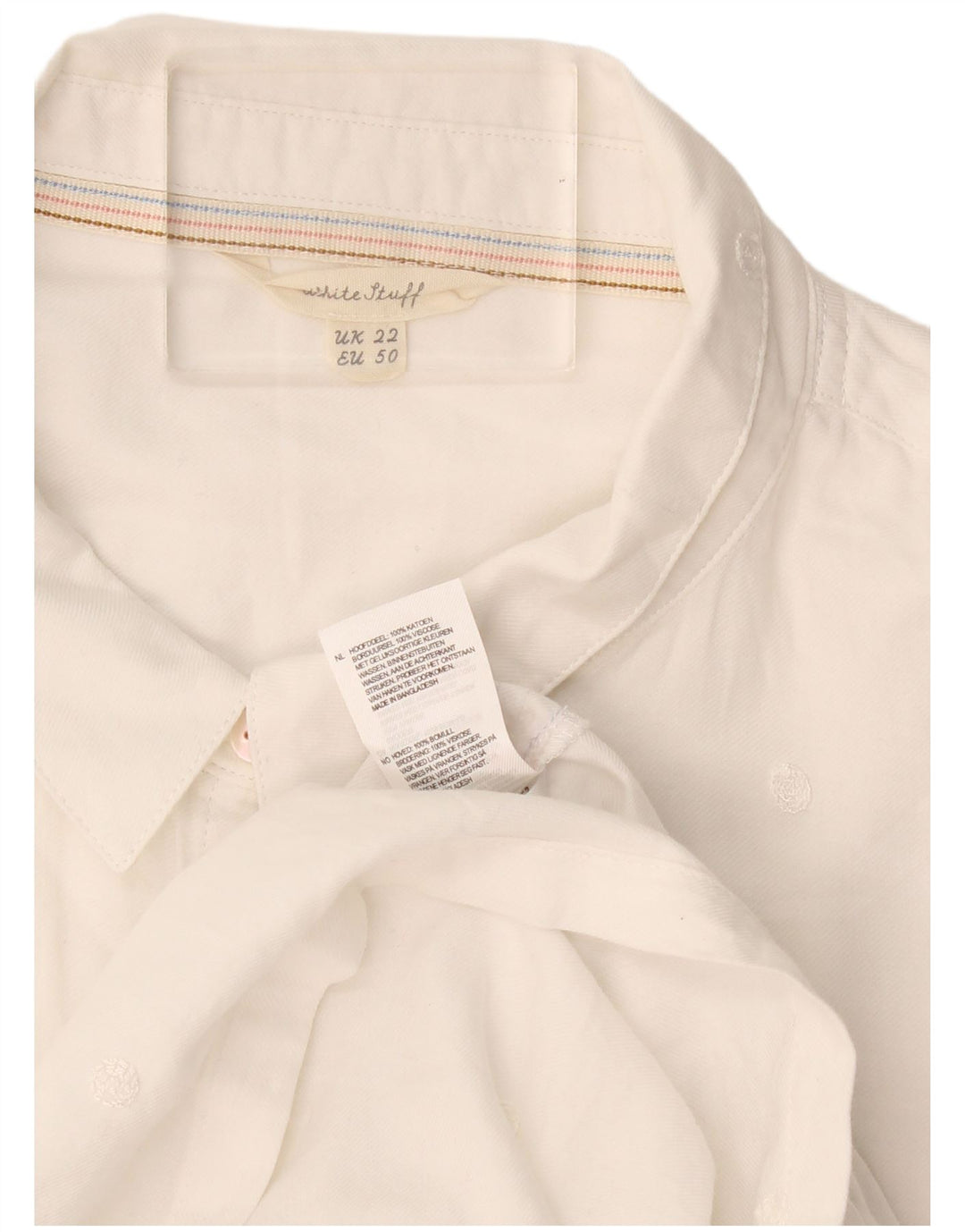 White Stuff Womens Shirt UK 22 3XL Cotton
