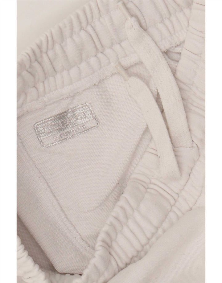 Kappa Womens Tracksuit Trousers Joggers UK 12 Medium White