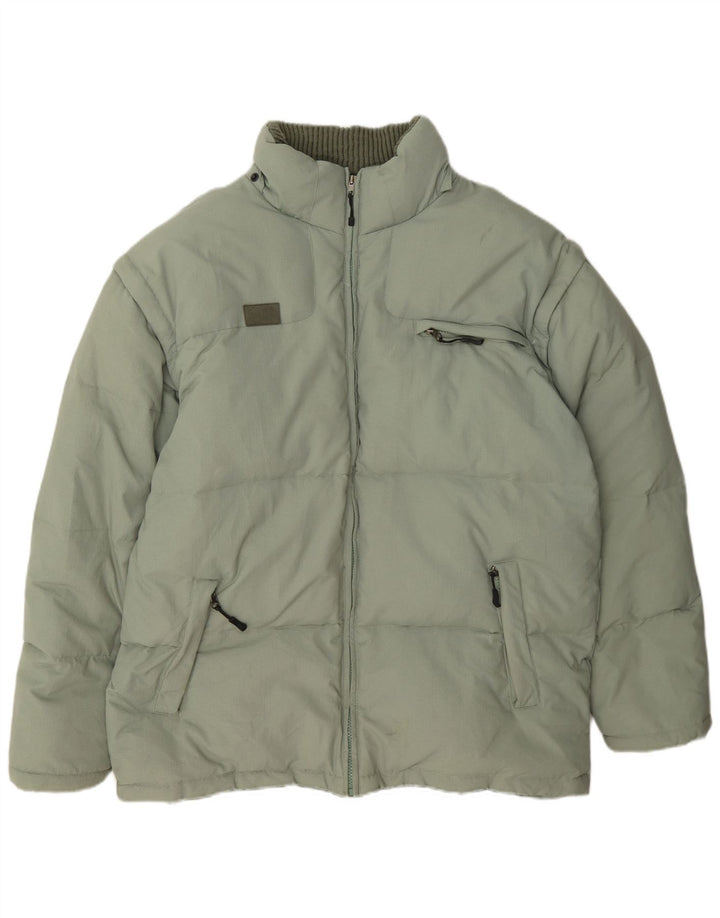 Fila Mens Padded Jacket UK 44 2XL Green Polyamide