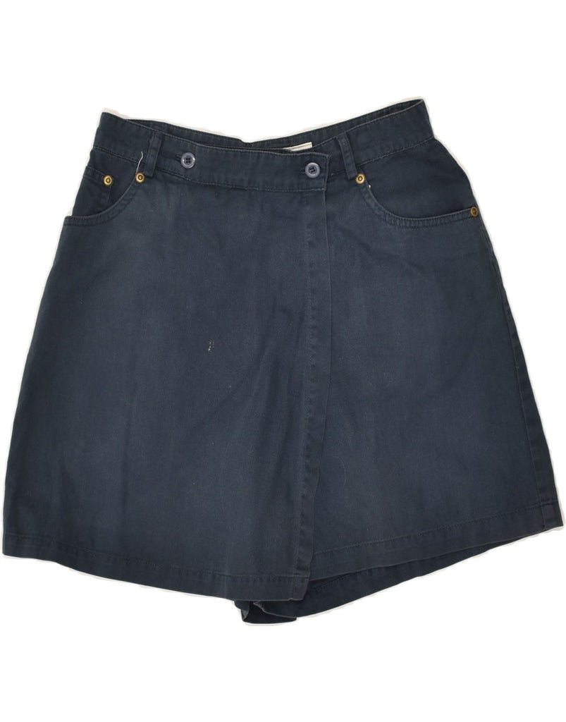 LOTTO Womens Skort UK 12 Medium W28  Navy Blue Cotton | Vintage Lotto | Thrift | Second-Hand Lotto | Used Clothing | Messina Hembry 