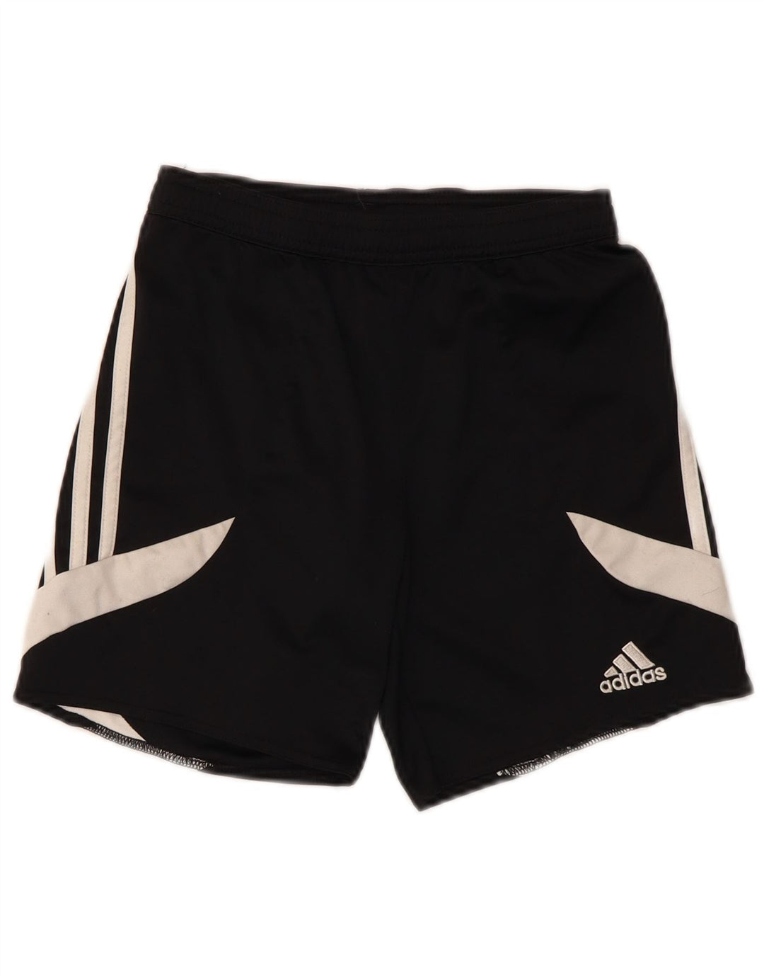 Adidas Boys Climalite Sport Shorts 7-8 Years Medium Black Colourblock