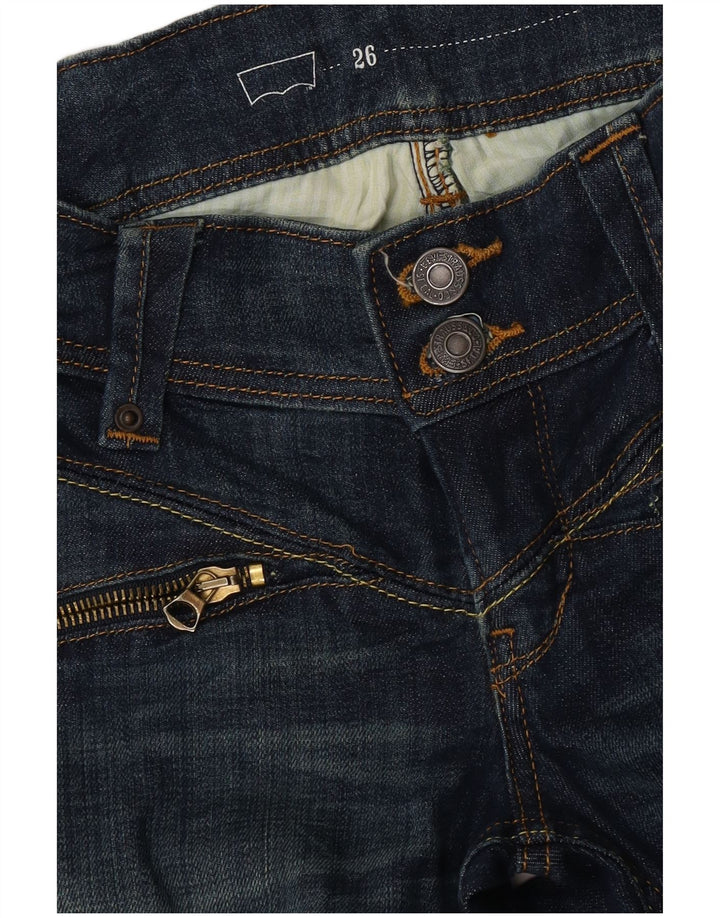 Levi's Womens Straight Jeans W26 L32 Blue