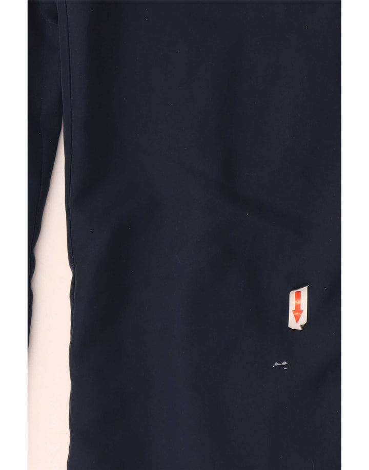 Reebok Womens Regular Tracksuit Trousers UK 14 Large Navy Blue Colourblock