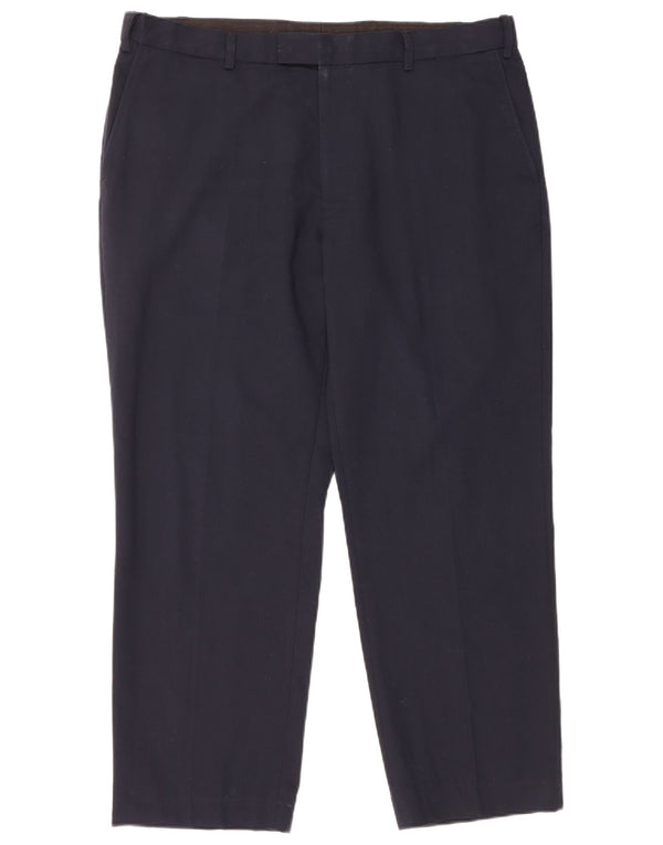Marks & Spencer Mens Regular Fit Suit Trousers  W38 L27 Navy Blue
