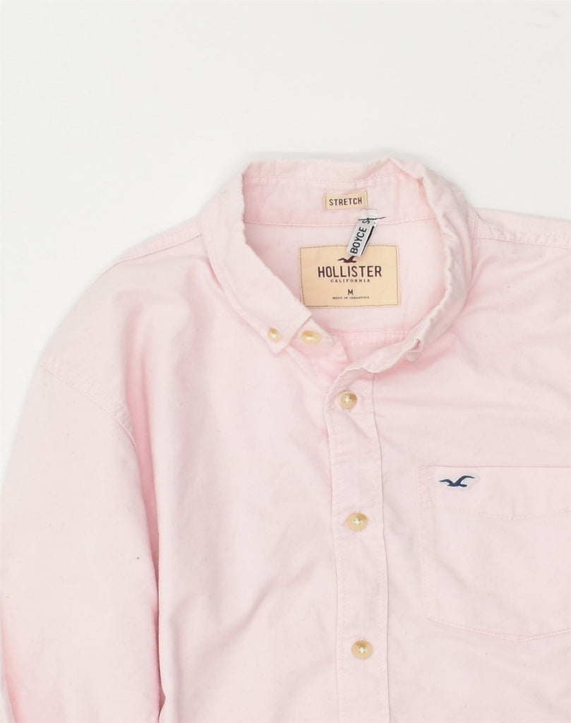 HOLLISTER Mens Shirt Medium Pink Cotton | Vintage Hollister | Thrift | Second-Hand Hollister | Used Clothing | Messina Hembry 