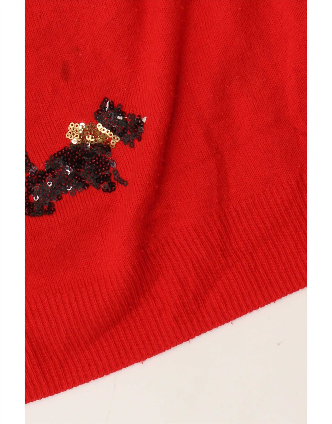 Marks & Spencer Womens Boat Neck Jumper Sweater UK 16 Large Red