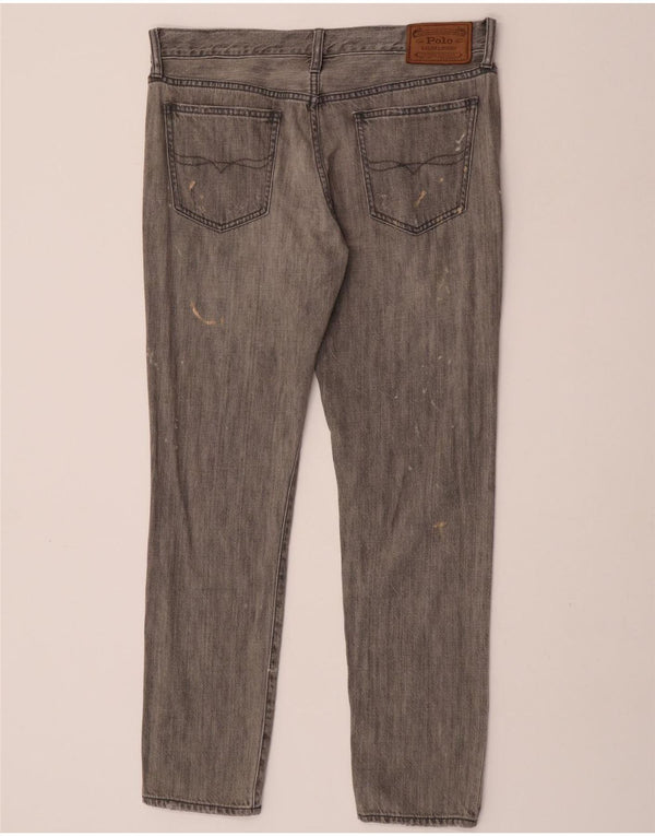 Polo Ralph Lauren Womens Slim Jeans W29 L30 Grey Cotton