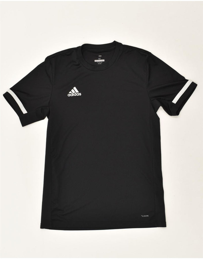 ADIDAS Mens Climacool T-Shirt Top Medium Black Polyester | Vintage Adidas | Thrift | Second-Hand Adidas | Used Clothing | Messina Hembry 