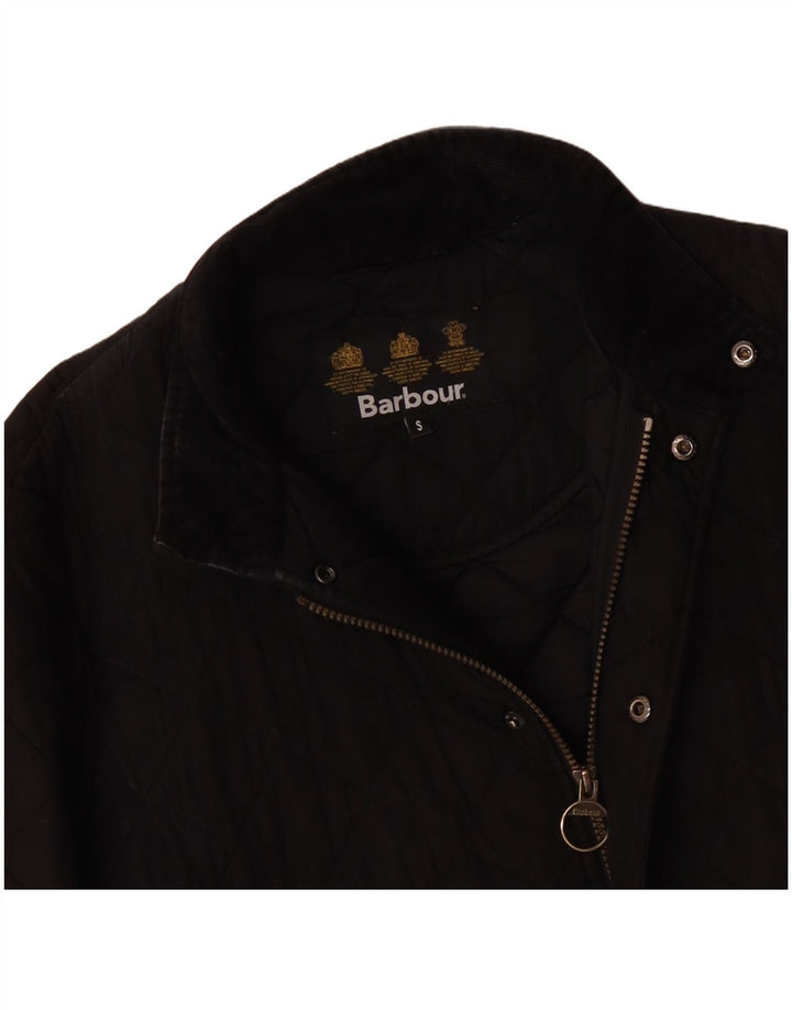 BARBOUR Mens Quilted Jacket UK 36 Small Black