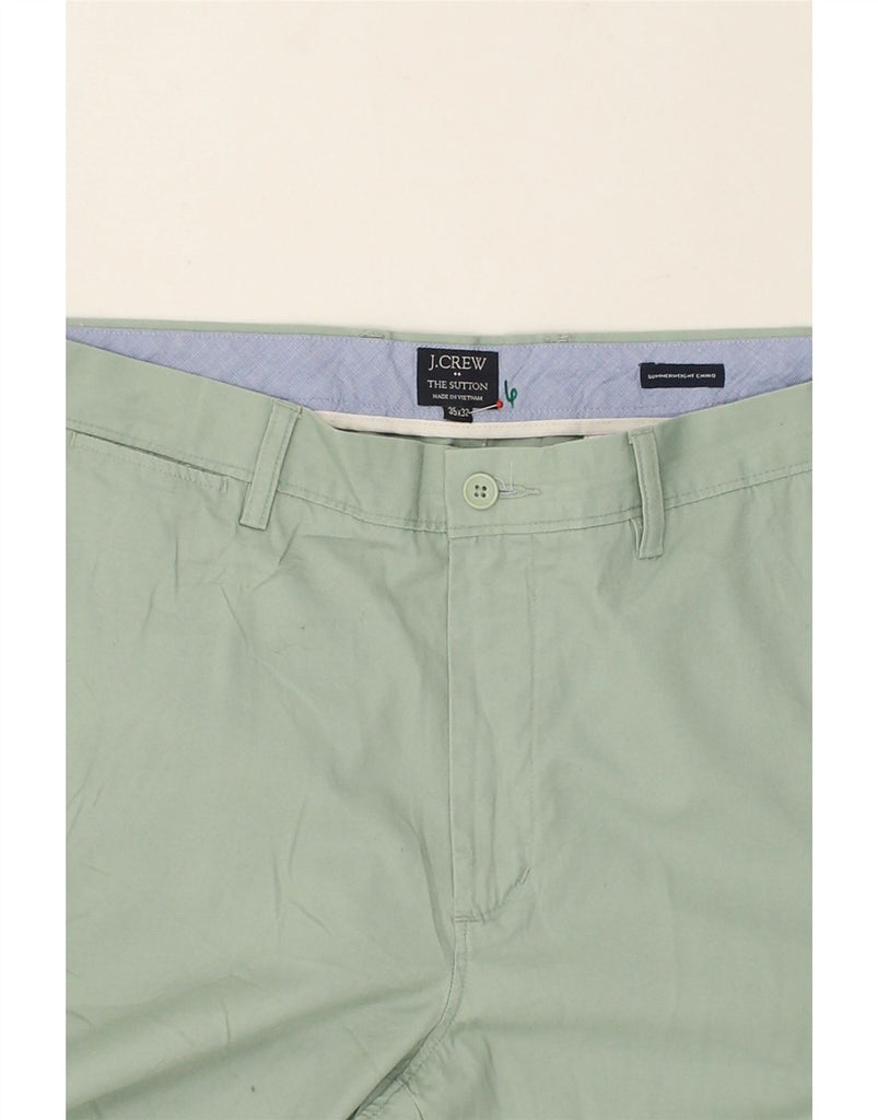 J. CREW Mens The Sutton Slim Chino Trousers W35 L32 Green Cotton | Vintage J. Crew | Thrift | Second-Hand J. Crew | Used Clothing | Messina Hembry 