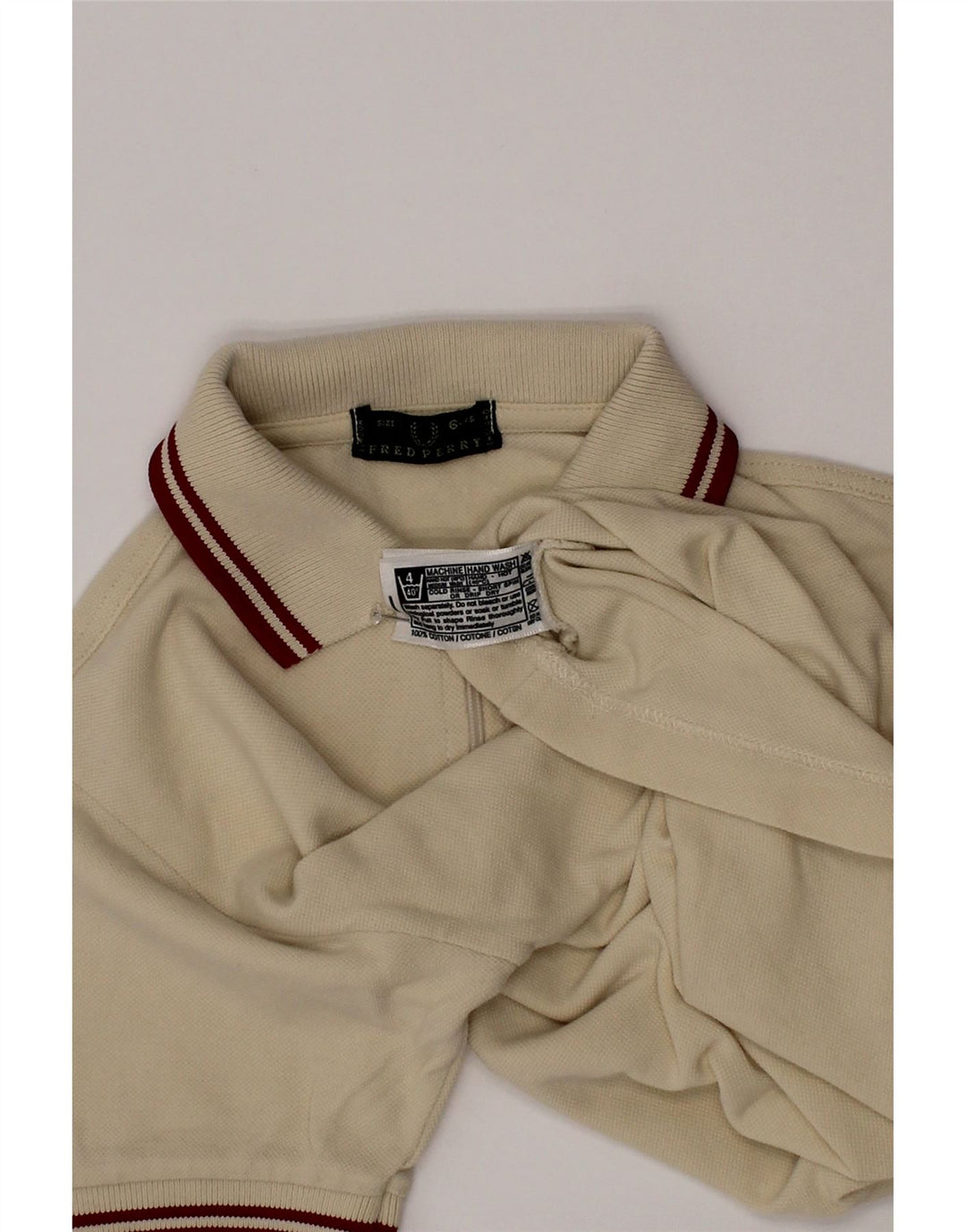 Fred Perry Boys Polo Shirt 5-6 Years Yellow Cotton