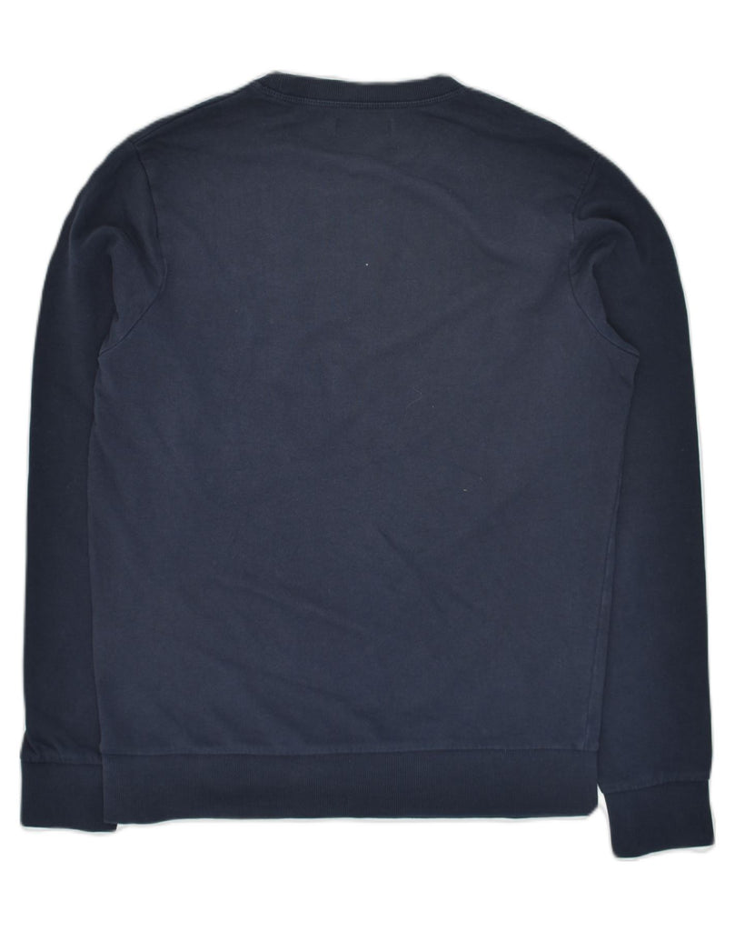 JACK & JONES Mens Sweatshirt Jumper Small Navy Blue Cotton | Vintage Jack & Jones | Thrift | Second-Hand Jack & Jones | Used Clothing | Messina Hembry 