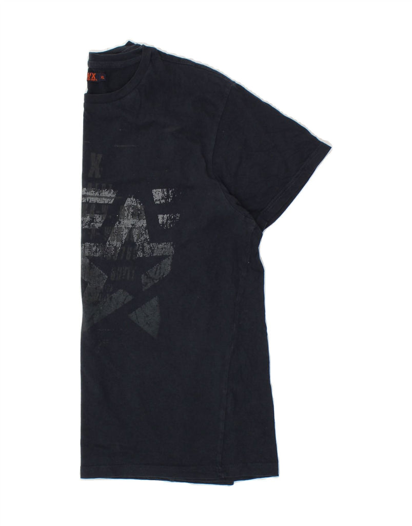 AVIREX Mens Graphic T-Shirt Top XL Navy Blue Cotton Vintage Avirex and Second-Hand Avirex from Messina Hembry 