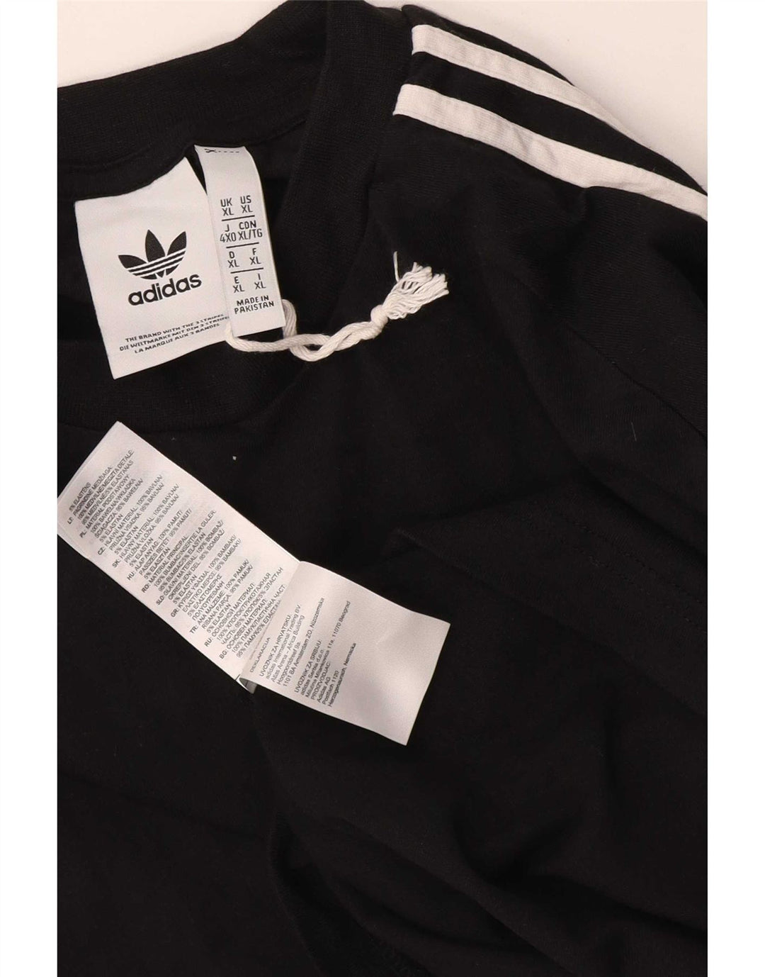 Adidas Mens Top Long Sleeve XL Black Cotton