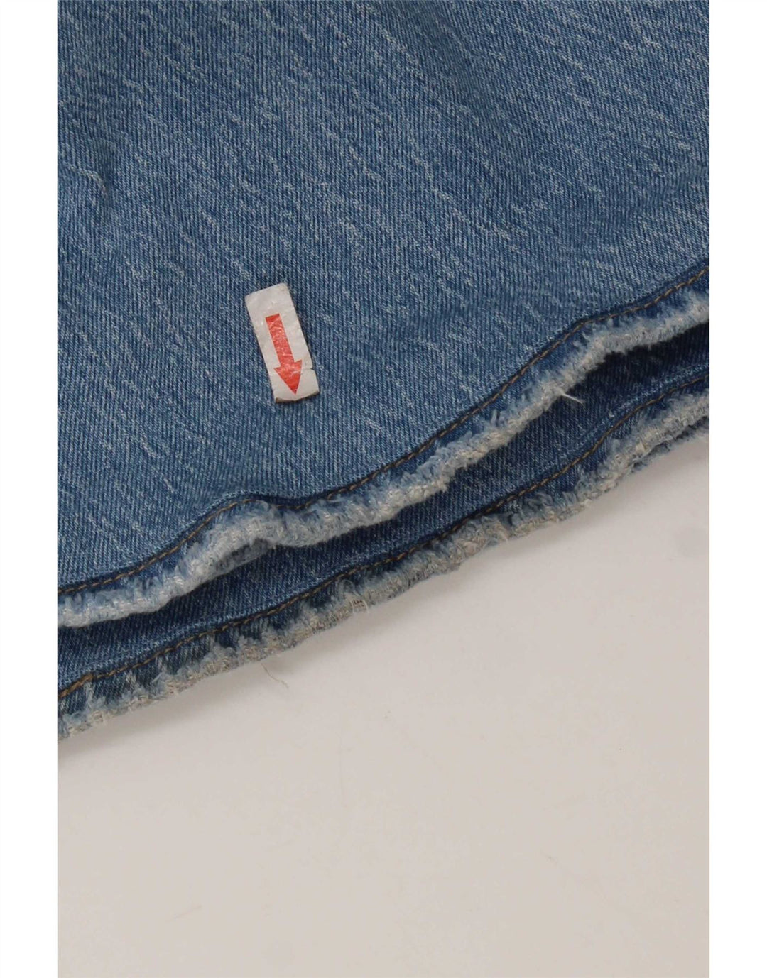Levi's Womens Distressed High Rise Flared Jeans W26 L27 Blue Cotton
