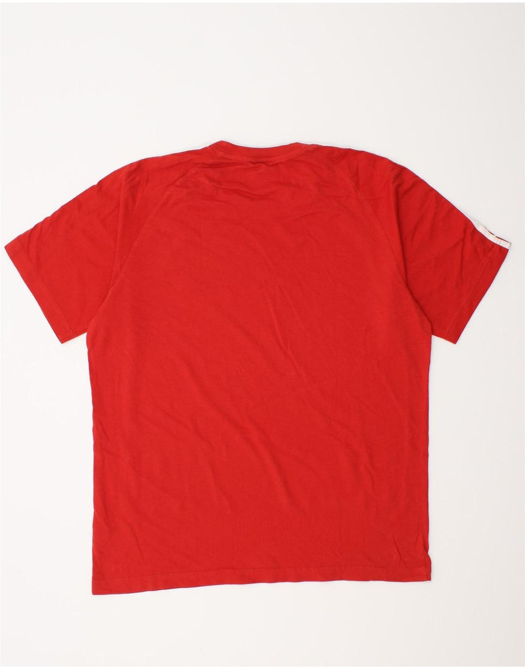 ADIDAS Mens T-Shirt Top Large Red Cotton