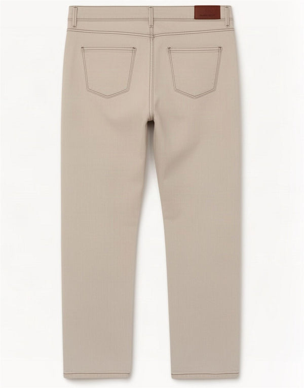 Massimo Dutti Womens Straight Jeans W34 L29 Beige