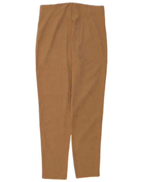 Zara Womens Slim Casual Trousers Large W30 L28 Brown