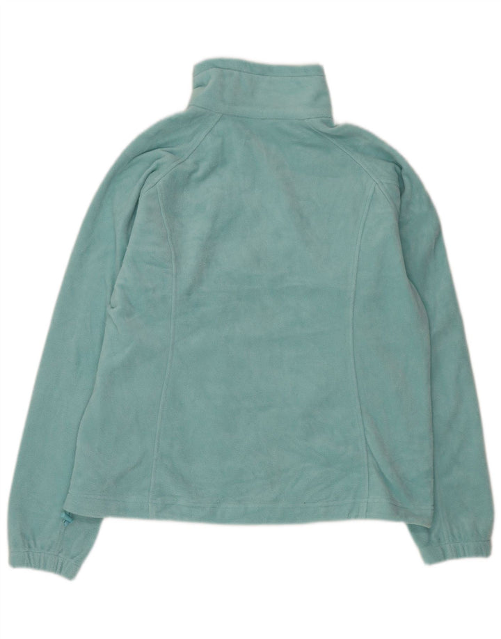 Columbia Womens Fleece Jacket UK 18 XL Turquoise Polyester