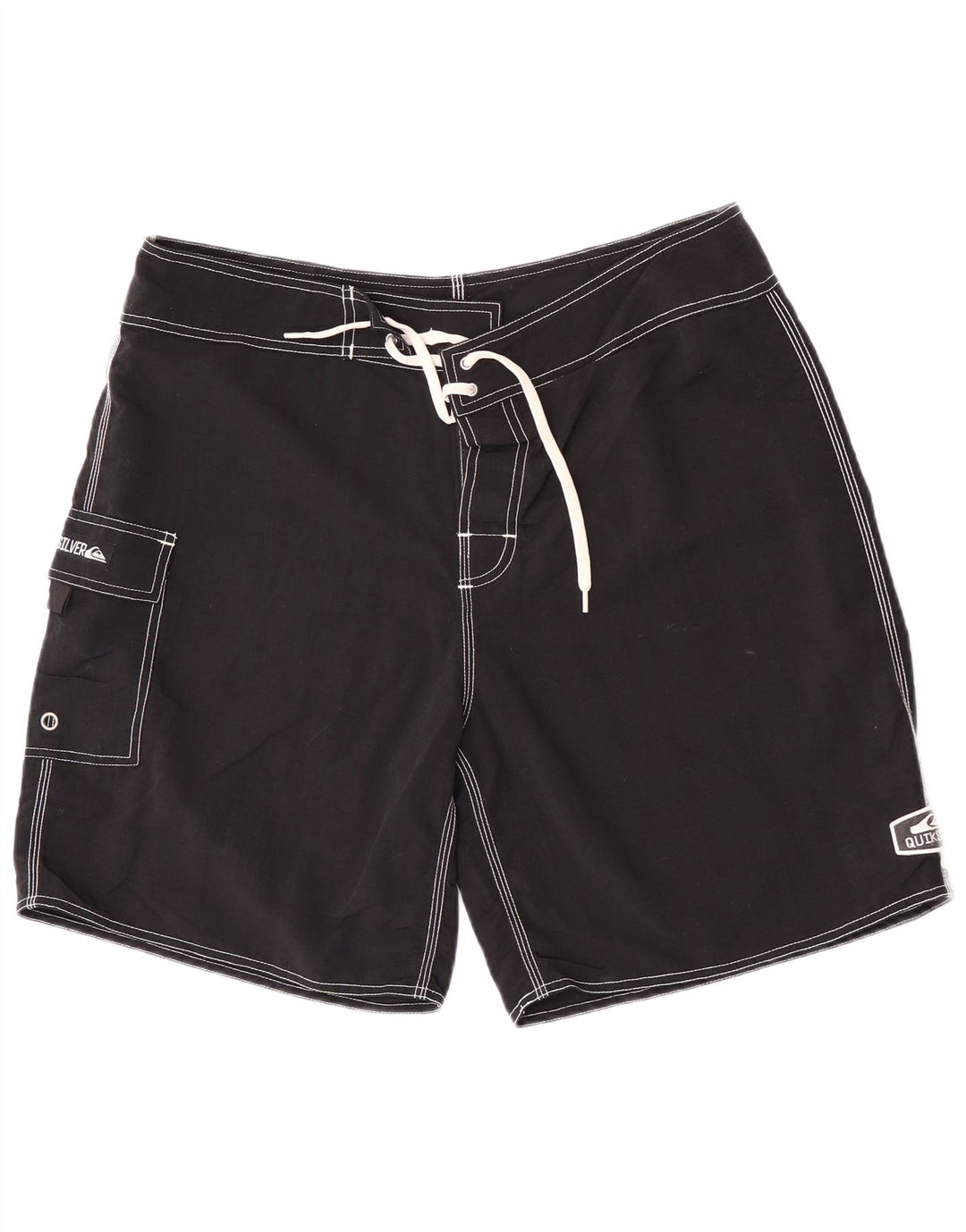 Quiksilver Mens Swimming Shorts Large Black Nylon