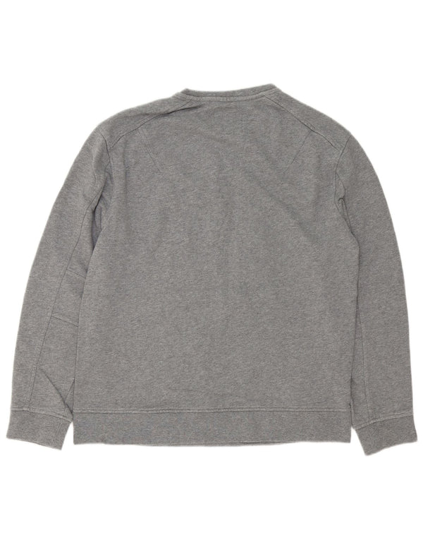 Armani Exchange Mens Graphic Sweatshirt Jumper Medium Grey Cotton