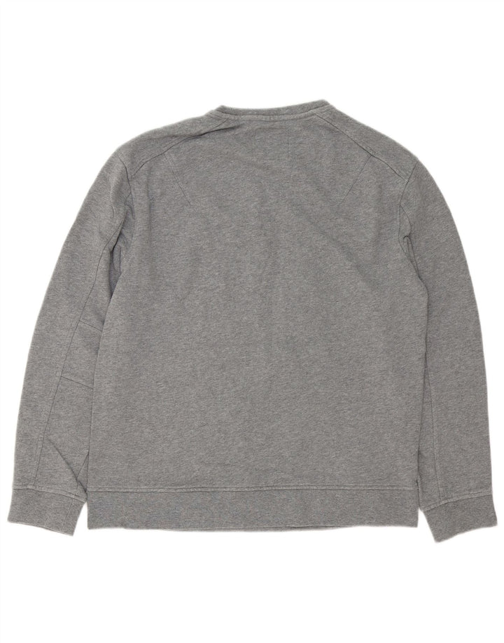 Armani Exchange Mens Graphic Sweatshirt Jumper Medium Grey Cotton