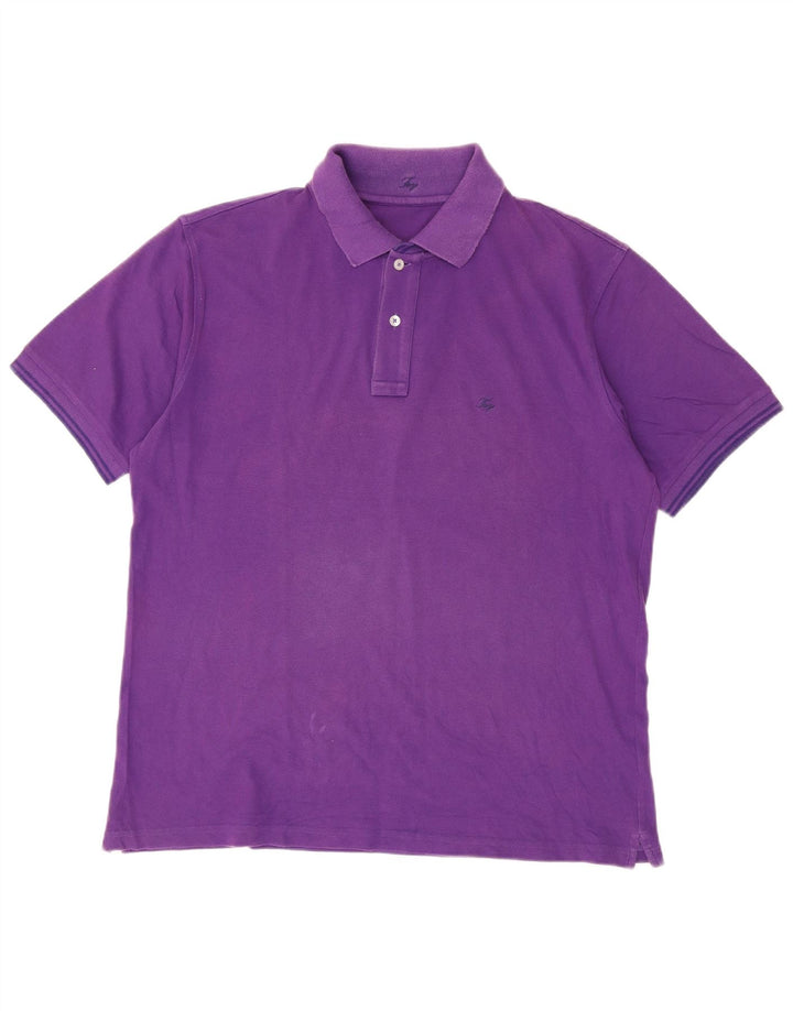 Fay Mens Polo Shirt 3XL Purple