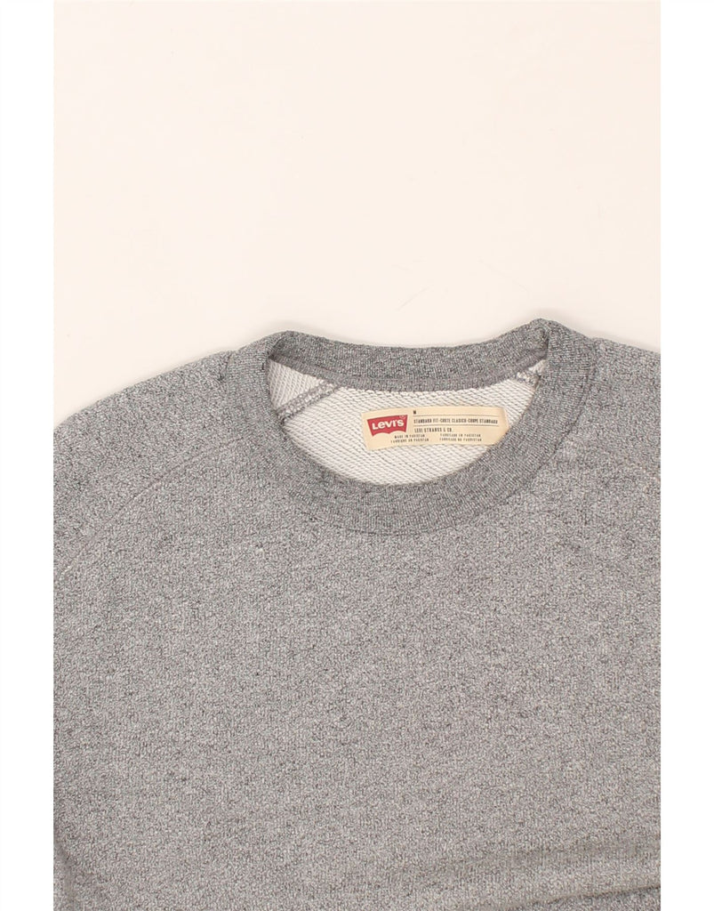 LEVI'S Mens Standard Fit Sweatshirt Jumper Medium Grey Cotton | Vintage Levi's | Thrift | Second-Hand Levi's | Used Clothing | Messina Hembry 